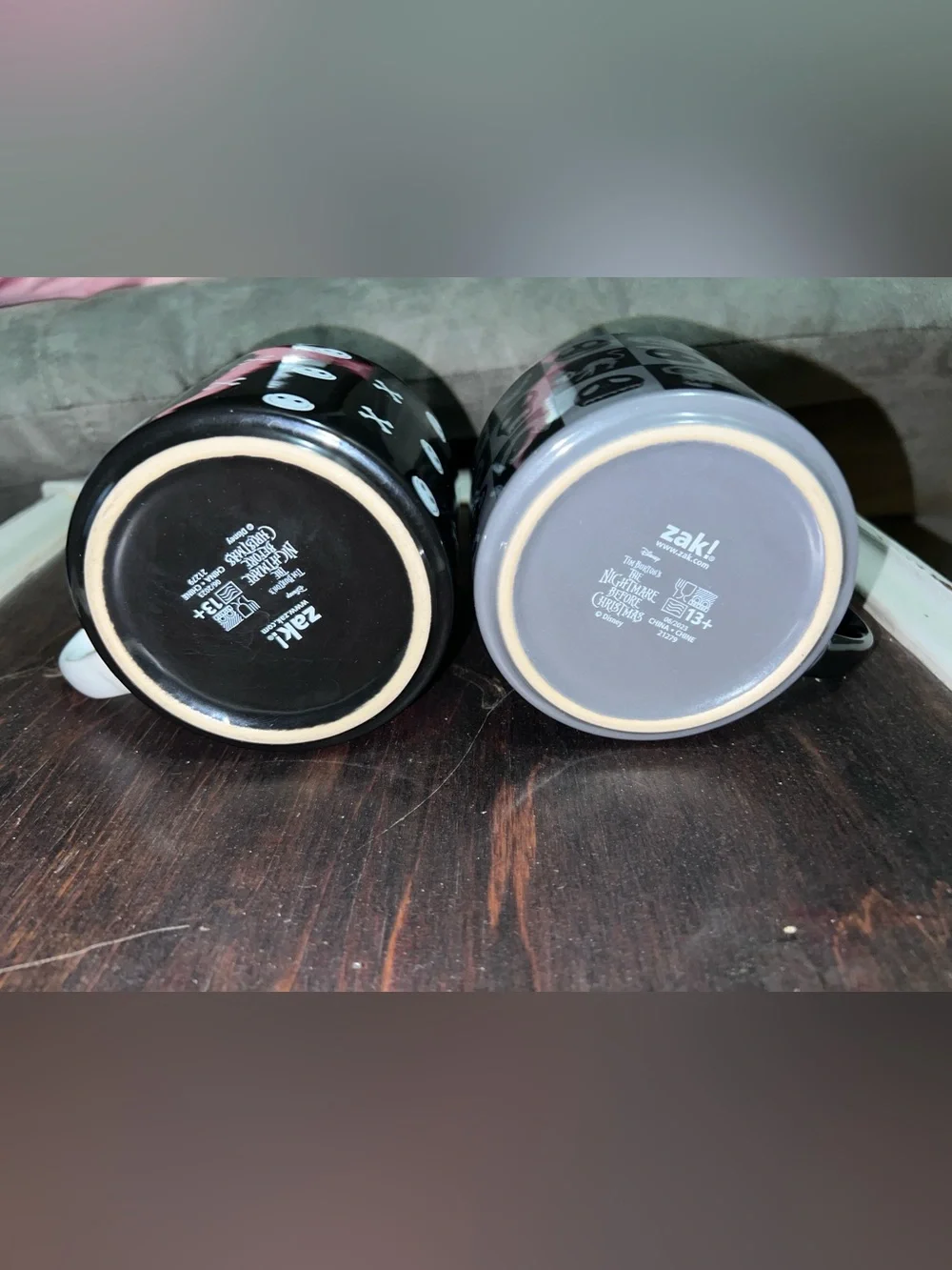 2 Nightmare Before Christmas Coffee Mugs